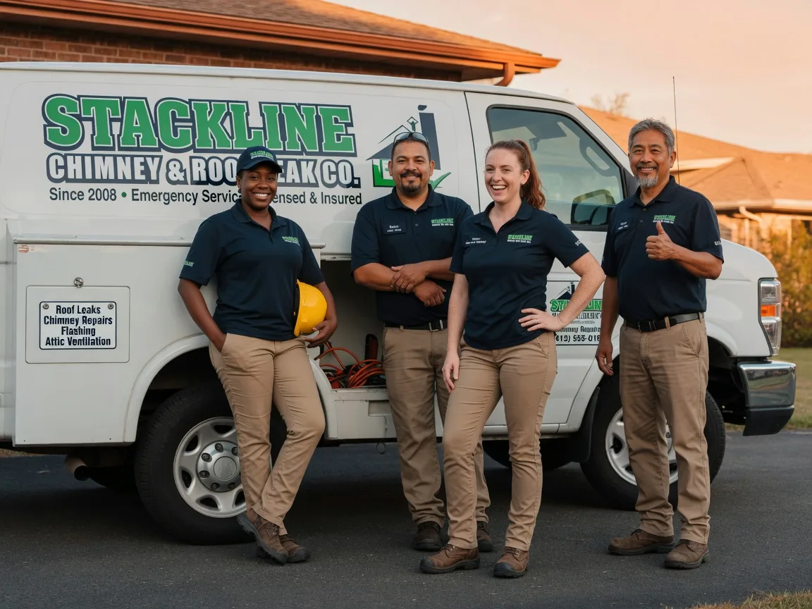 Chimney flashing repair company in North Robinson, OH
